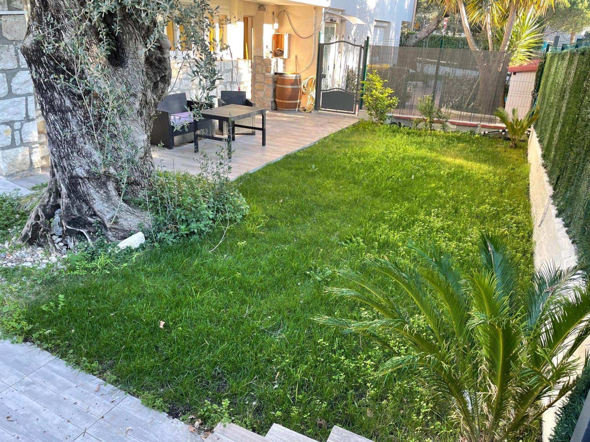 Joli Rez De Jardin 4 Pieces A Cagnes Sur Mer Luaran gambar